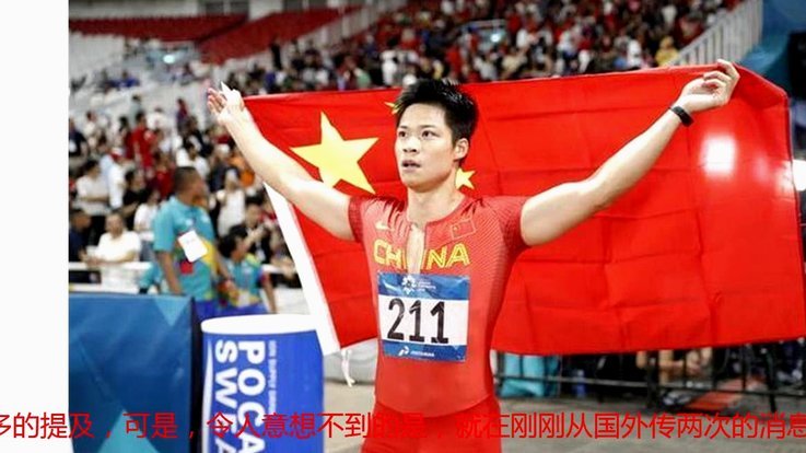 刘翔身披国旗，苏炳添9秒83，分享你的体坛世界名画 data-site-id=